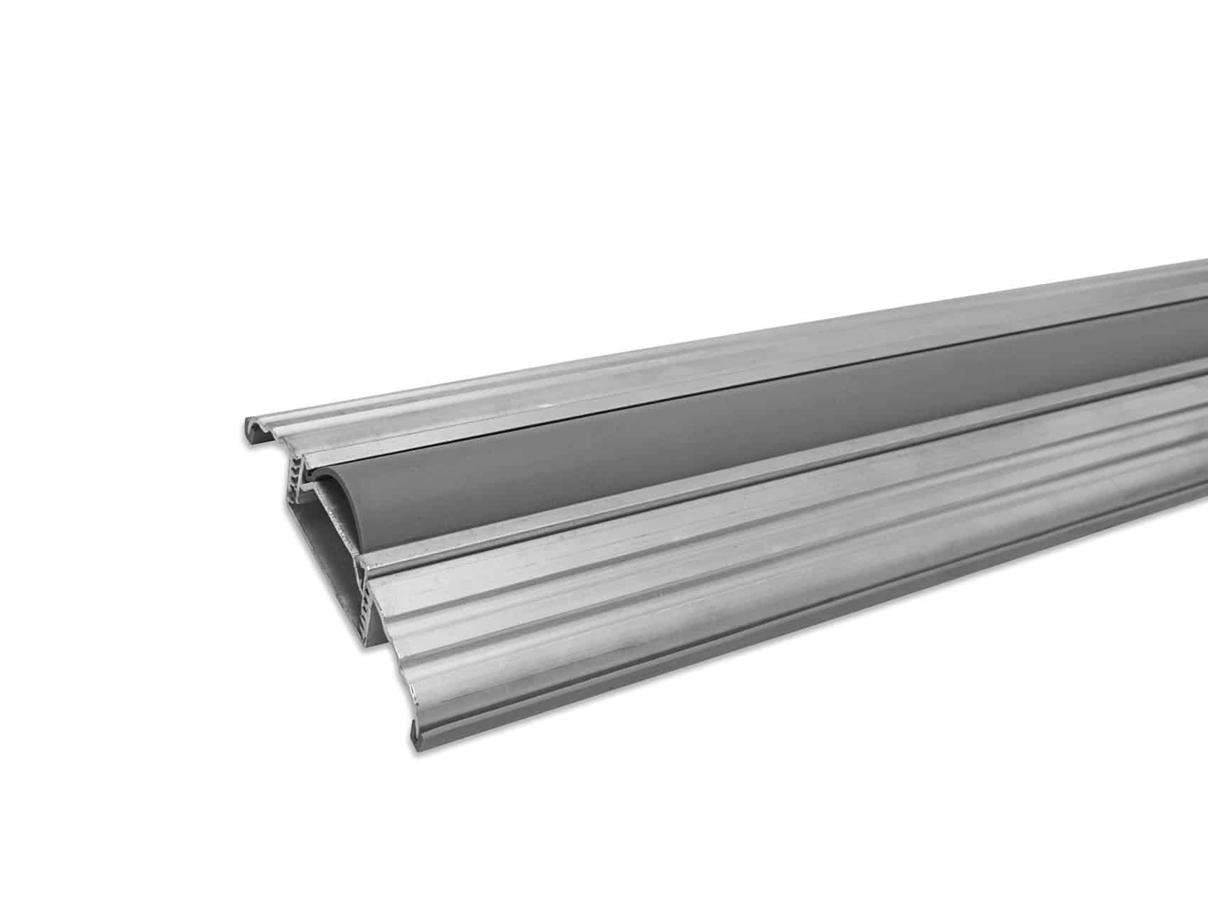 ALUMINUM THRESHOLD Adjustable Height With Vinyl Insert Climaloc Solutions