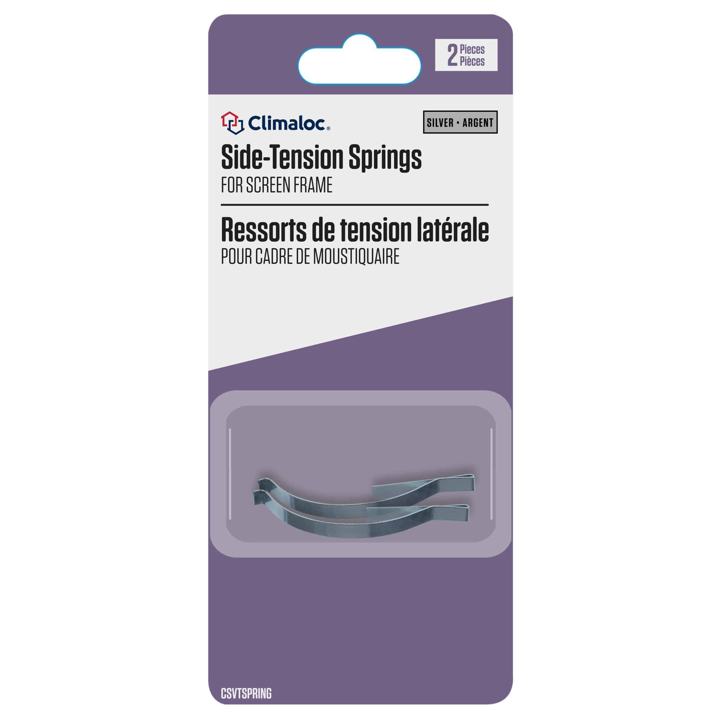 SideTension Springs For Screen Frame Silver Climaloc Solutions