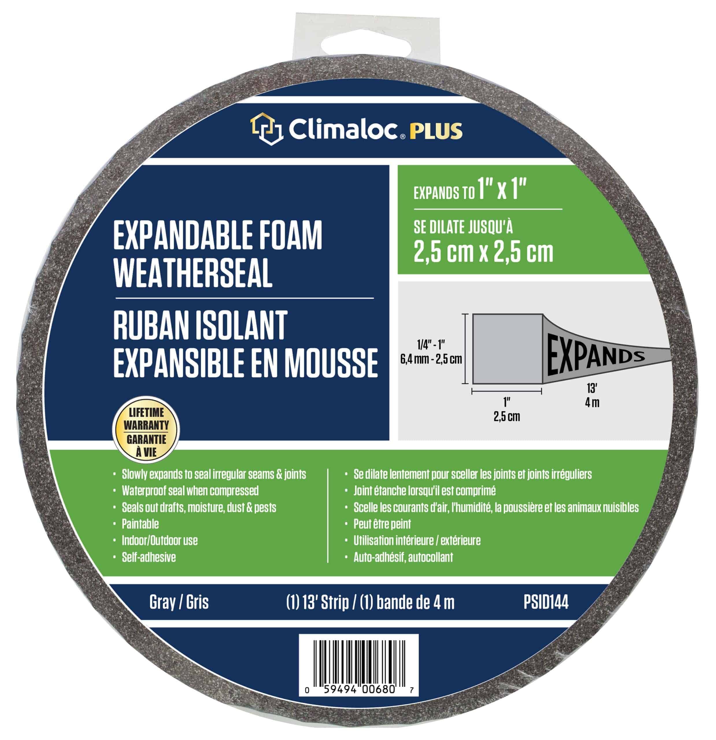 EXPANDABLE FOAM WEATHERSEAL Climaloc Solutions