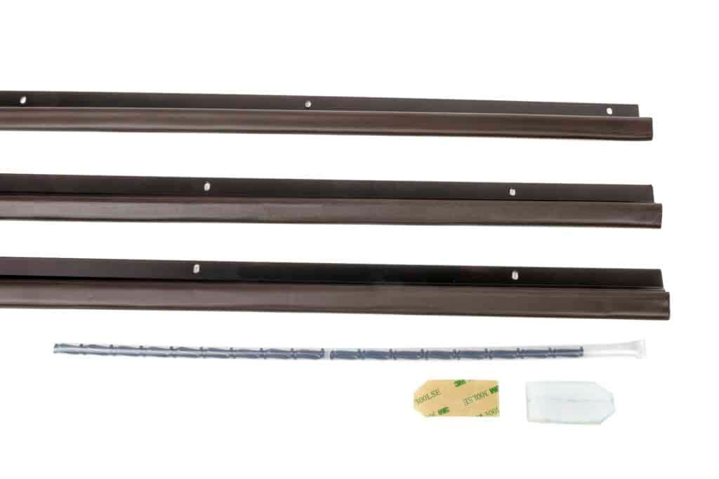 TOP & SIDES DOOR SEAL Aluminum & Foam Kit Climaloc Solutions